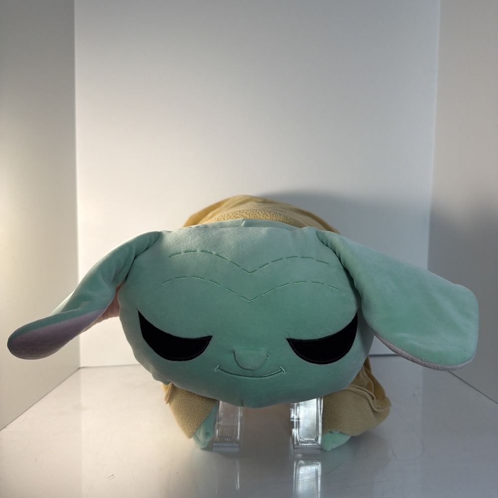 Star Wars Cuddleez Mandalorian Baby Yoda Grogu Plush 23" Disney